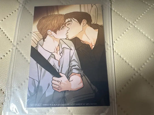 Limited Run Lezhin Skinship Special Bonus Postcard – Korean BL Webtoon Merch