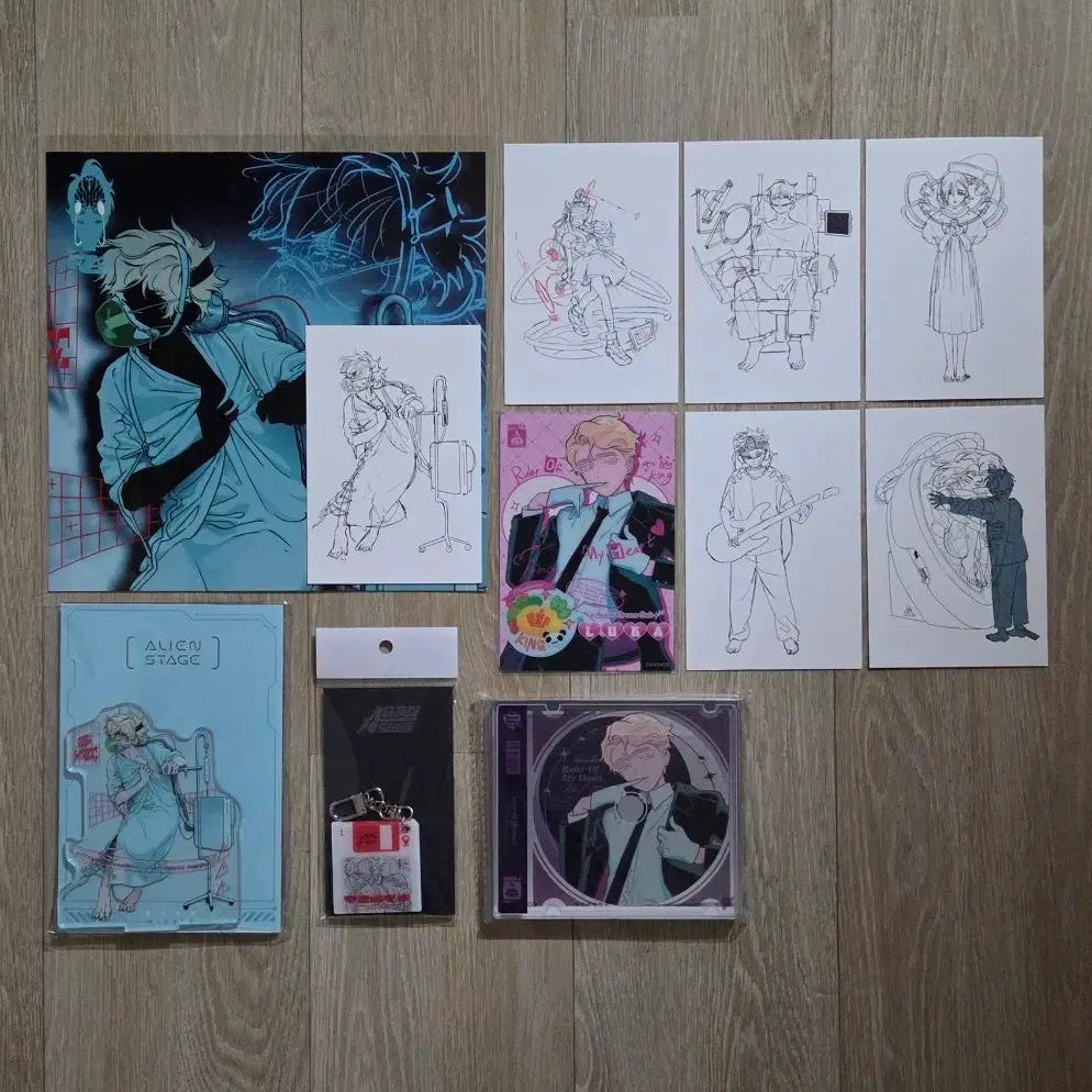 Alien Stage Luka Pop-Up Goods Bundle Set | Acrylic, Keyring, PVC, CD & Postcards