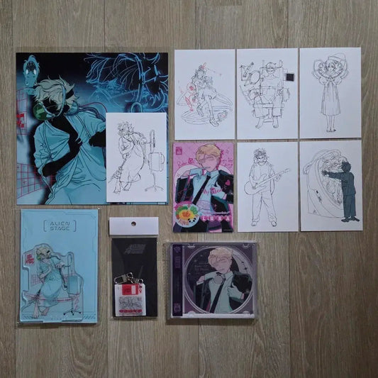 Alien Stage Luka Pop-Up Goods Bundle Set | Acrylic, Keyring, PVC, CD & Postcards