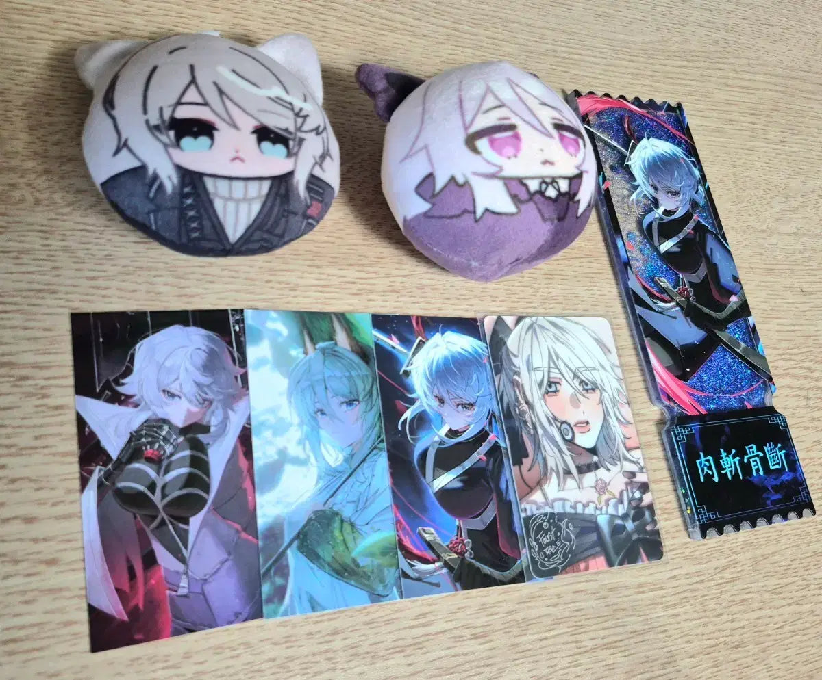 Limbus Company Faust Fanmade Goods Bundle Set | Manju Plush, Ticket Acrylic & Photo Cards