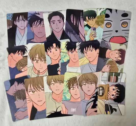 Beomeul Gildeurineun Yoryeong Photocard Set | Korean BL Webtoon Bomtoon Collection 18 Cards