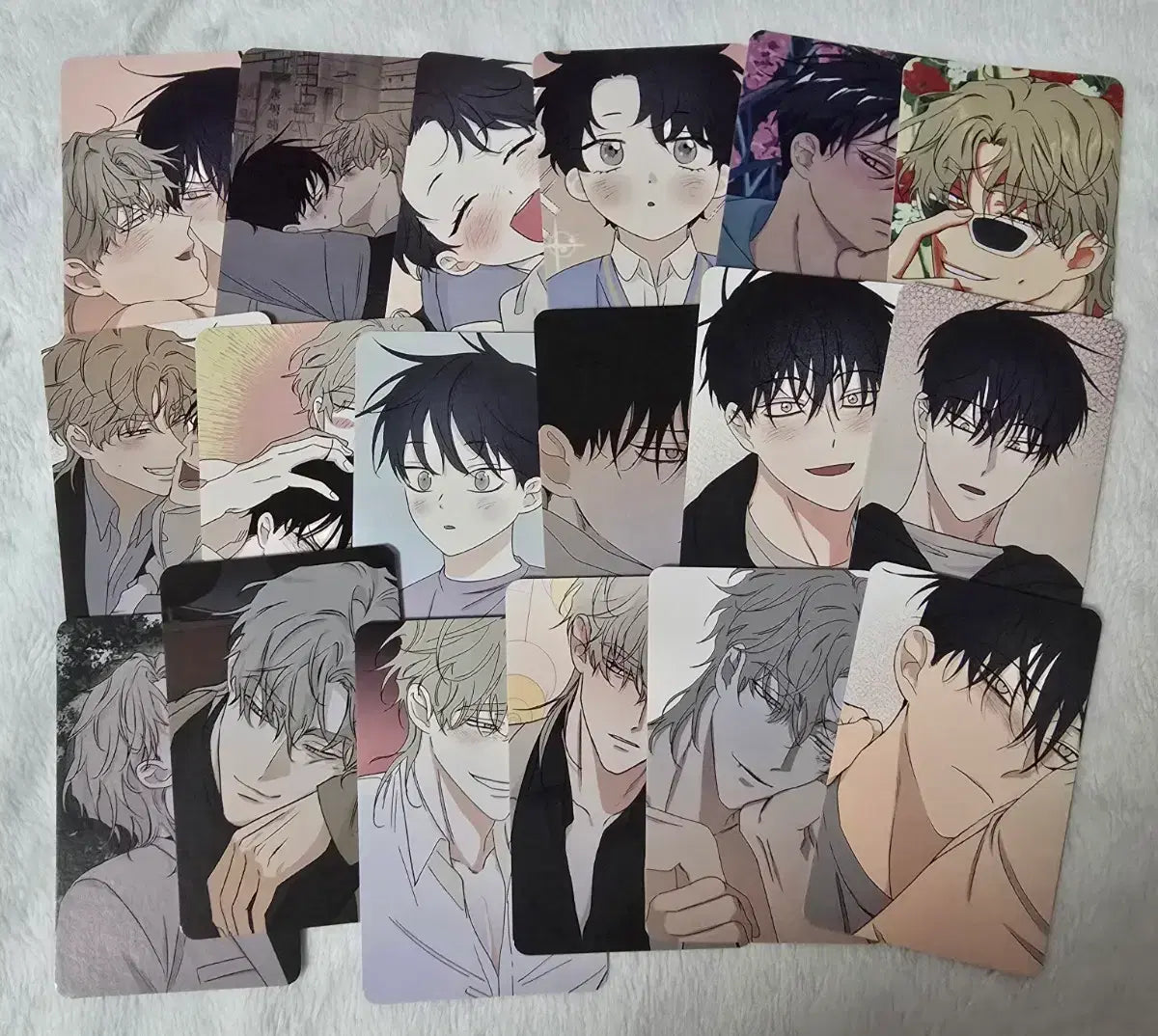 Low Tide in Twilight Photocard Set | Korean BL Webtoon Bomtoon Collection 18 Cards