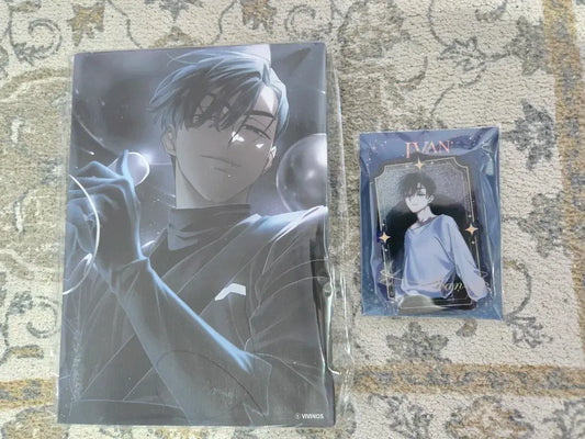 Alien Stage Ivan Fan Meeting Acrylic Frame & Clear Pick Set | ALNST Merch No Photocard